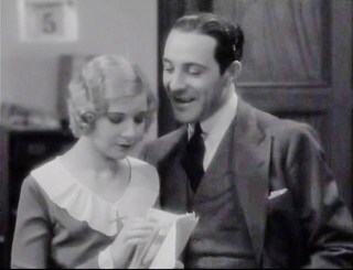 With Ricardo Cortez in the first film version of The Maltese Falcon (WB, 1931, dir. Roy Del Ruth). PDVD_011