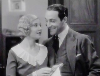 With Ricardo Cortez in the first film version of The Maltese Falcon (WB, 1931, dir. Roy Del Ruth). PDVD_014