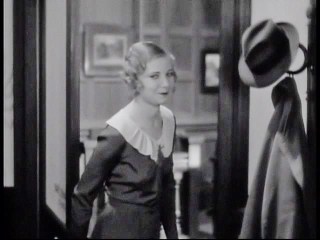 Una Merkel as his secretary, Effie, "The Maltese Falcon" (WB, 1931). PDVD_020