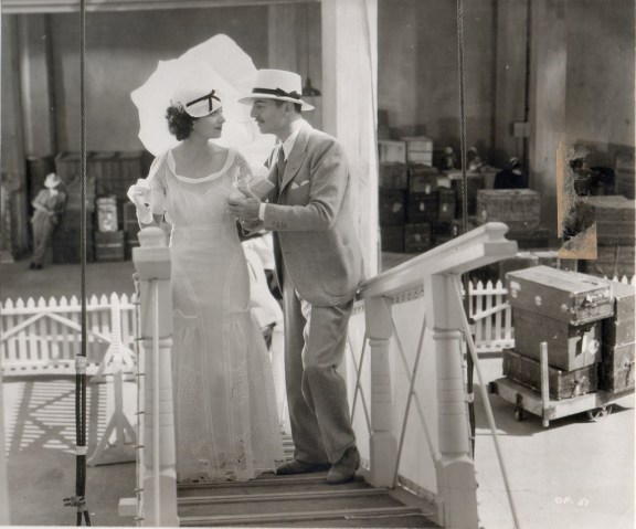 Kay Francis, William Powell, "One Way Passage" (WB, 1932, dir. Tay Garnett), production still KFWPimg005