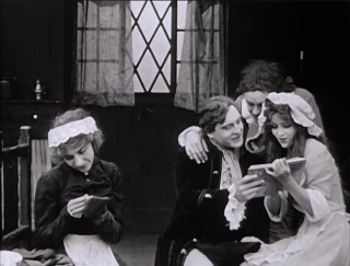 Linda Arvidson, Francis J. Grandon, Robert Harron and Florence La Badie, Enoch 05