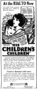 Variety Nov 15 1923 Childrns